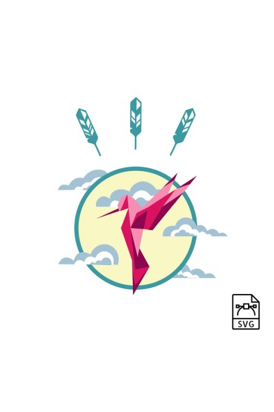 Hummingbird - Vector graphics