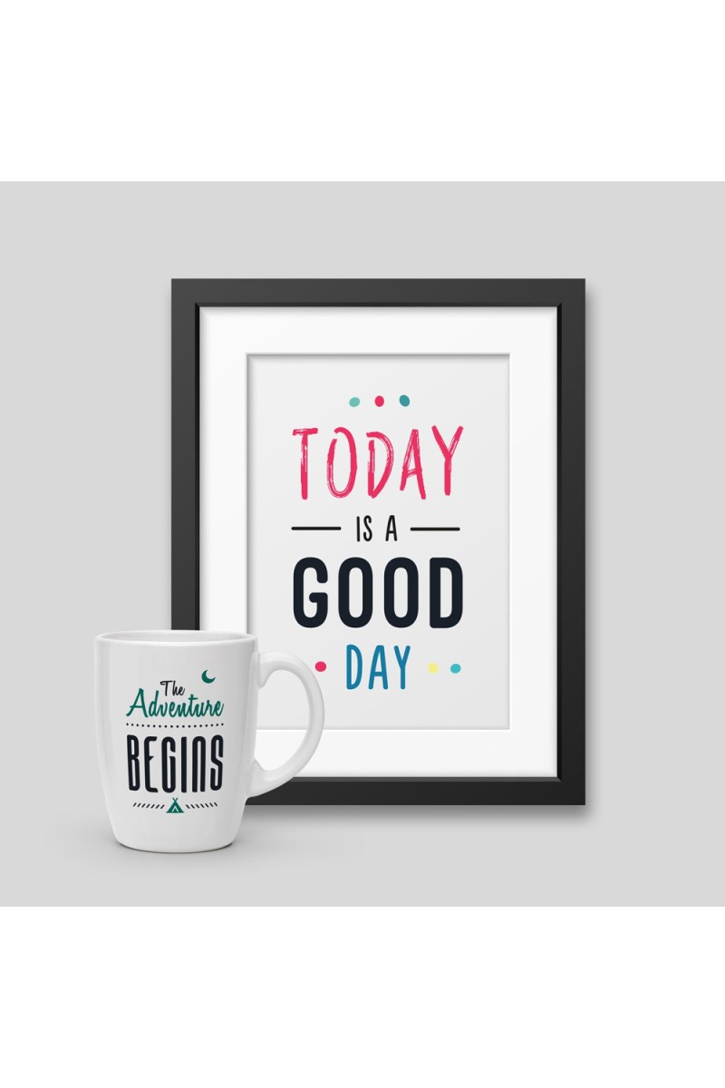 Pack Mug + Framed poster